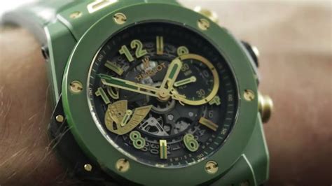 hublot vert|Hublot big bang watch.